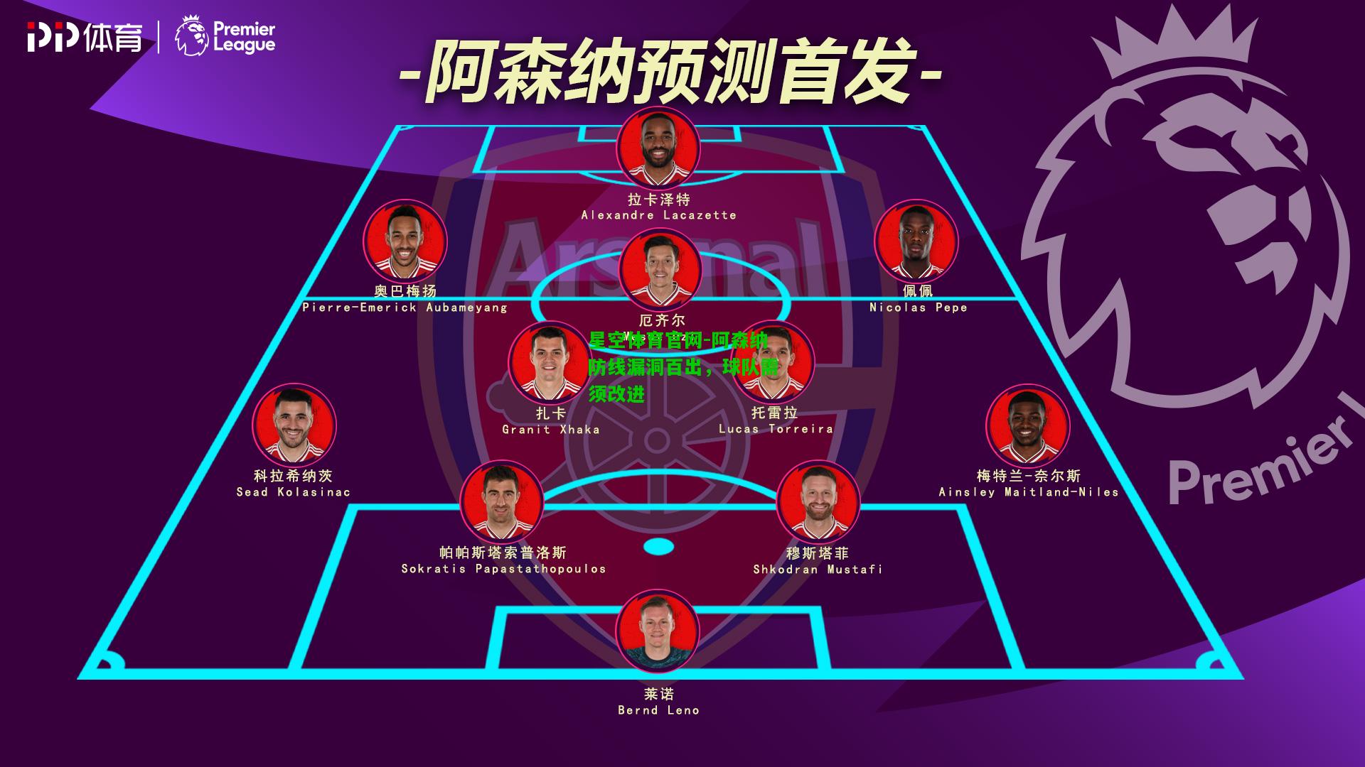 阿森纳防线漏洞百出，球队需须改进